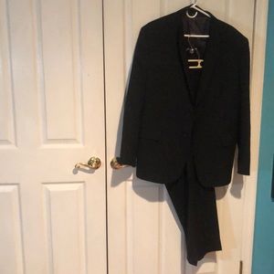 egara charcoal slim fit topcoat